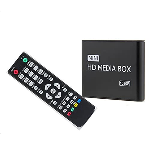 ZXNQ Mini Full HD Lecteur Multimédia 1080 P Support Carte SD/MMC, Disque U, Disque Dur Périphériques de Diffusion Multimédia Multiples