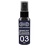 30ml/50ml Instant Shine Jewelry Cleaner,Jewelry Cleaner Solution ultrasonic,for Silver Gemstone Gold Diamond Ring Bracelet Necklace (50ML)