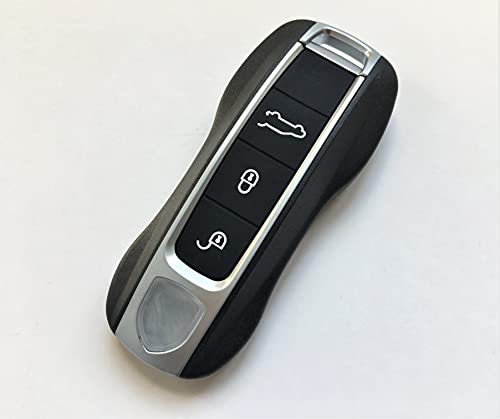 Automobile Locksmith Smart Remote Case Shell fits Cayenne Taycan 911 Panamera keyless remote key fob, Black - Image 4