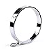 Stainless Steel O Ring Necklace - Removable Fashion Choker, Short Collar for Unisex (Men, Diameter:14cm, Style 1)