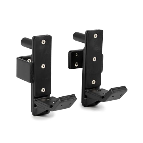 Titan Fitness T-2 Series J-Hooks, UHMW Plastic, J-Hook Style Rack Mounted, 1,100 LB Capacity, Fits 2