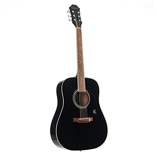Epiphone Songmaker DR-100, Dreadnought Acoustic Guitar - Ebony