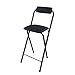 SYN-GUGAI Taburete Bar Taburete Plegable Oficina Cocina Plegable,Asiento Tapizado Taburete De Computadora 60 Cm Asiento Alto (Color : A)