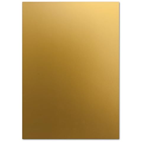 FarbenFroh - Lote de 25 hojas de papel dorado metálico Cover