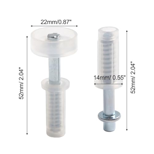 Kit de Herrajes para Clóset con Ruedas Guía para Puertas Plegables Bi-Fold 16 piezas miniatura 3