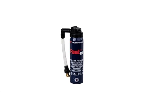 HUTCHINSON - Fast'Air - Spray reparador de pinchazos - Repara e infla - Reparación express en 90 segundos - Para neumáticos de carretera, MTB y ciudad (Tubetype y Tubeless) - 75 ml