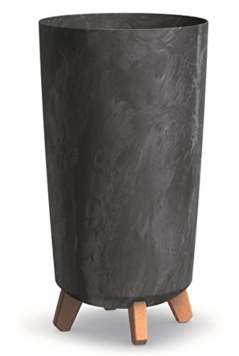 Blumentopf Blumenkübel mit Füßen Pflanzkübel Gracia Slim Rund Übertopf Beton Optik Pflanztopf (Höhe 36,5cm, Anthrazit Beton) Blumentopf Blumenkübel mit Füßen Pflanzkübel Gracia Slim Rund Übertopf Beton Optik Pflanztopf (Höhe 36,5cm, Anthrazit Beton)