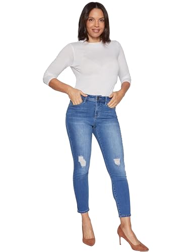 Royalty For Me Womens Women's Petite Tummy Control Classic Skinny Jean4