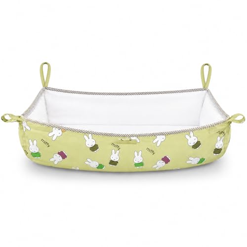 Image of Traditional Baby Khoyu /Cotton Cradle Cloth for Ghodiyu /Jhula /Palna with Astar Double Layer Support | Cloth for Cradle Stand Use Rabbit Print (Green)