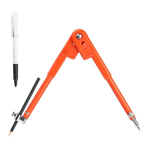 Compas de Charpentier Grand, 25 * 90 cm Compas Professionnel Réglable, compas Menuisier avec Porte-crayon, Compas College pour Menuiserie Dessin Géométrie,...