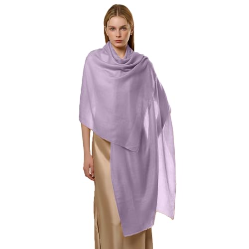 NUOHEMULE 100% Pure Cashmere Shawl Wraps for Women 75 x 30 Oversized Feather-Light Cashmere Scarf for All Seasons Luxury Travel Pashmina Wraps for Womens and Ladys Evening Wedding Gifts