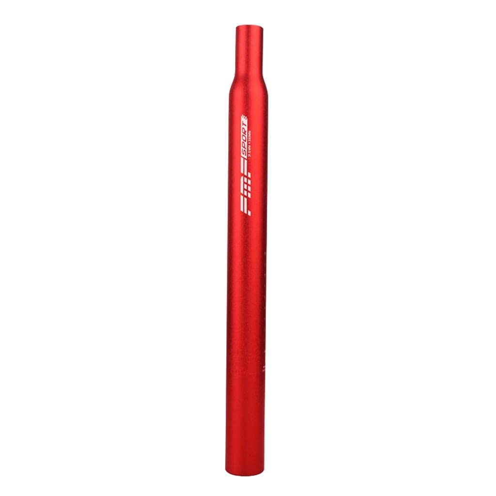 JIASHUNHE Bike Seat Post Straight Bike Seatpost Seat Post 25.4/27.2/28.6/31.6mm(Red 27.2x350)