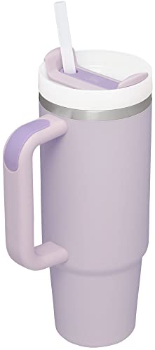 Image of STANLEY Quencher H2.0 Tumbler with Handle and Straw 30 oz | Flowstate 3-Position Lid | Cup Holder Compatible for Travel | Insulated Stainless Steel Cup | BPA-Free | Orchid