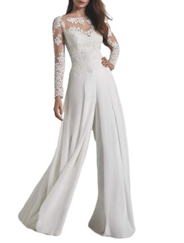 Dhcfcqrp Jumpsuits Modern Mother of the Bride Dress Illusion Neck