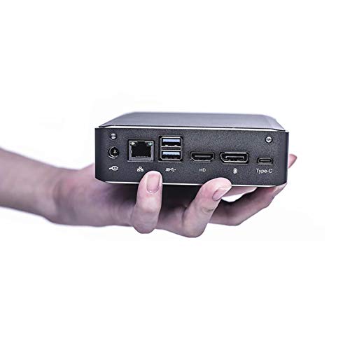 Kingdel A2 4K Mini PC, Powerful Mini Desktop Computer, Intel i7 8th Gen. 4 Cores CPU, 16GB DDR4 RAM, 512GB SSD+1TB HDD, HD Port, 2USB 3.0, 2 USB 3.0 LAN DP and HD Port, Windows 10 Pro