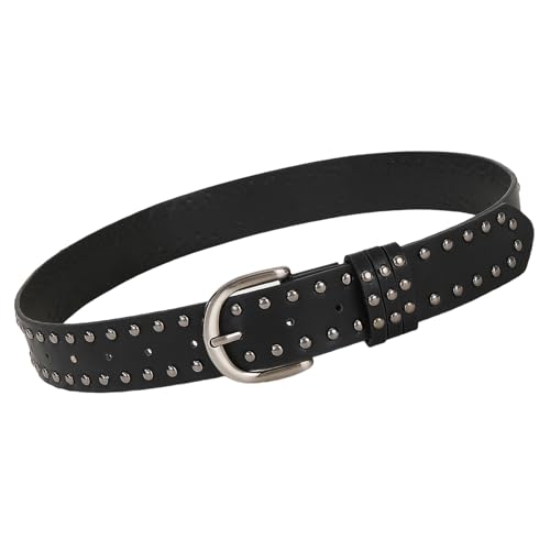 Adjustable Leather Belt Unisex Stylish Belt Retros Styles Durability Waistband For Men And Women Adjustable3