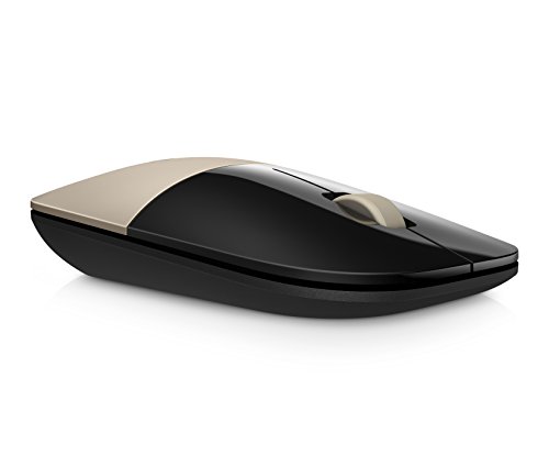 Miniatura 3 de HP Z3700 - Ratón inalámbrico (1200 PPP, 2 Botones y Rueda Desplazable, Batería 16 Meses de Duración, Tecnología LED Azul, Windows), Color Dorado