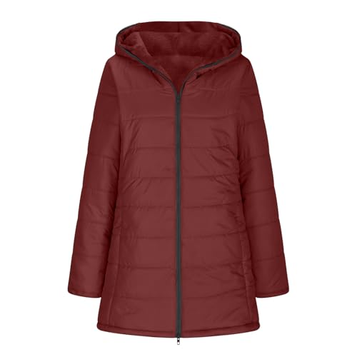 Long Sleeve Hoods for Women Fall Winter Padded Hooded Basic Padded Jacket Hood Outfit Women 2025 Y2K3