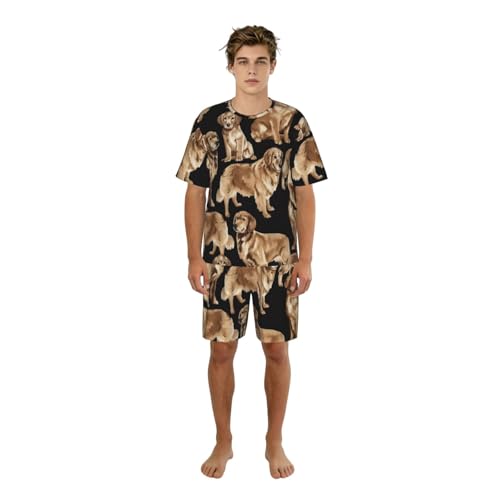 Pijama de dos piezas para hombre ideal para noches de verano y fines de semana relajados en casa
