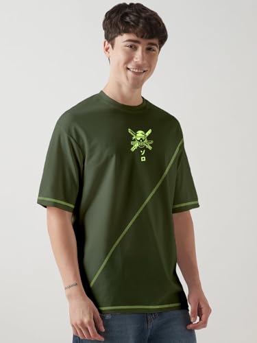 未開封 新品 FC限定 ZORN Tシャツ 2XL xxl Buy crazymonk Zoro X King of Hell Oversized T-Shirt - Olive Green