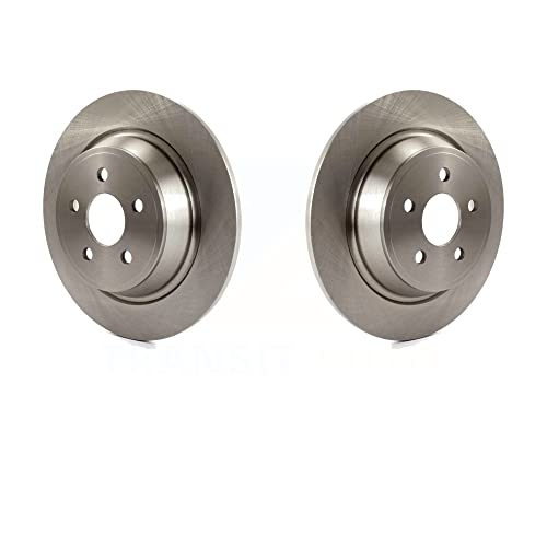Rear Disc Brake Rotors Pair For Ford Edge Fusion Lincoln MKX MKZ Nautilus Continental Police Responder Hybrid SSV Plug-In K8-100961