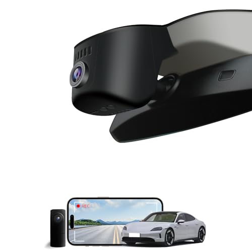 FUVYMYT 4K & Rear 1080P Dash Cam for Porsche Cayenne(E3) 2019-2026, 911(992) 2020-2024, Panamera(971) 2017-2026,Taycan 2020-2026,Macan 2025-2026 (Model A),OEM-Style,Easy Installation,128G Card