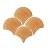 Moroccan Mosaic & Tile House Natural Terracotta Fish Scale, 6"X6"X3/4", Tile, Orange