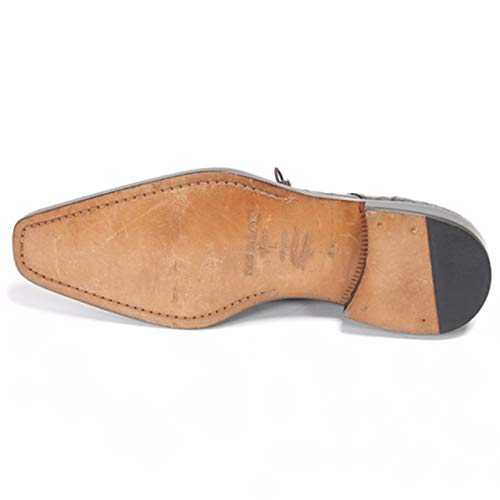 Mezlan Men's Anderson,Dark Brown Crocodile,US 10.5 M4