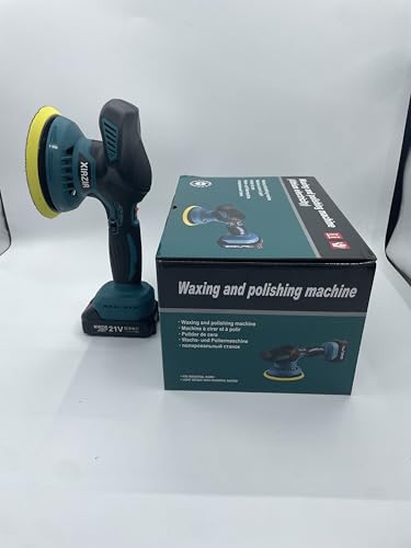 Cordless Buffer Polisher - 6 inch Car Polisher with 2pcs 21V 2000mAh Lithium Battery and 13 PCS Attachments, Car Buffer Polisher 6 Variable Speed 5500RPM for Auto Detailing/Polishing/Waxing - Image 10