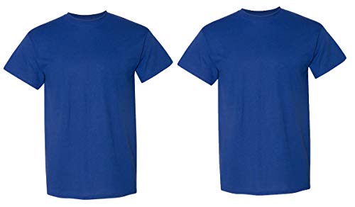 Image of 5.6 oz. 50 /50 T-Shirt (G800) Sport Royal, L (Pack of 2)