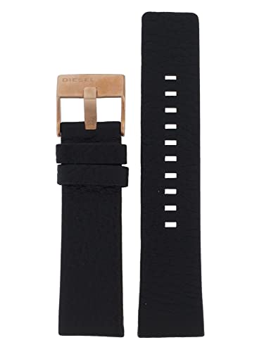 Bracelet montre Diesel DZ4297 en cuir noir 24 mm pour le quotidien