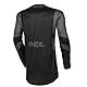 O’NEAL | Motocross-Jersey Langarm | MX Enduro | Gepolsterter Ellbogenschutz, V-Ausschnitt, atmungsaktiv | Element Jersey Racewear V.24 | Erwachsene | Schwarz Grau | Größe M