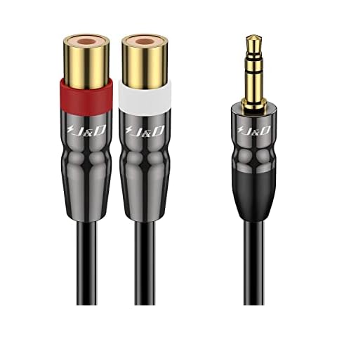 Cable de Audio Estéreo Cinch a Jack J&D Cover