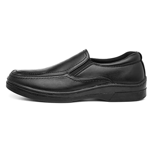 Hobos Bruce Mens Side Twin Gusset Shoe in Black