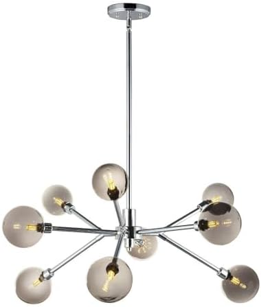 ET2 Asteroid-36W 9 LED Chandelier-31 Inches Wide by 15 inches high