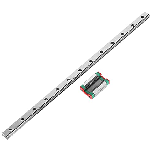 Linear Rail, LML9B 9mm Linear Rail Mini Bearing Steel Rail Slide Rail+ Slide Block Variety Length (260mm)
