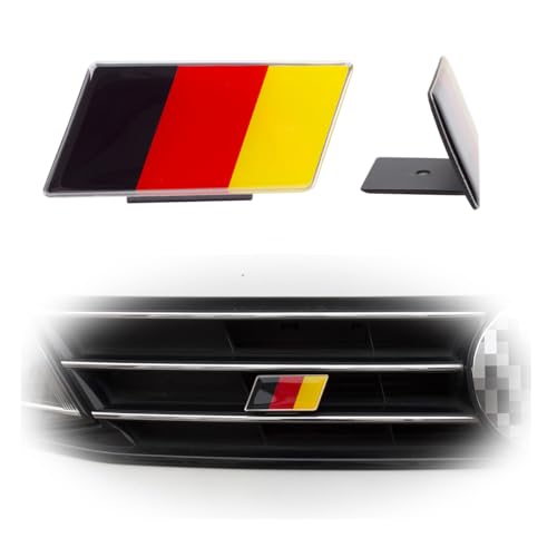 HNLUY Set of 3D Emblem Grille Badge, Compatible with Car Front Grill Bumper Decoration