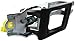 Evan-Fischer Interior Door Handle Compatible with Toyota Pickup 84-89 Front RH=LH Inside w/Black Lever