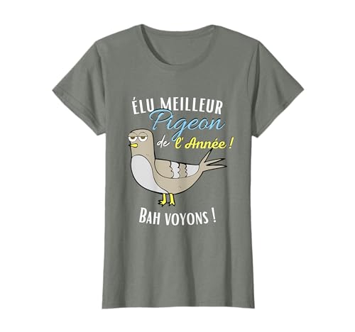 Élu meilleur pigeon de l'Année - Chuchoteur de pigeons fun T-Shirt