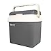 Camry CR 8065 Nevera Portátil Eléctrica de Viaje para Coche, Camping, 12V / 220V, Capacidad 24 litros, Refrigera, Mantiene el Calor, Modo Bajo Consumo, Gris