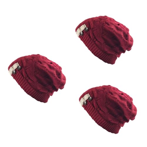 Chapeau casquette chauffante et bonnet femme en maille isolante contre le vent