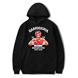 Hajime No Ippo KBG Hoodies Sweatshirt Men/Women Long Sleeve ColbyBrock Cosplay Hooded (Black,L)