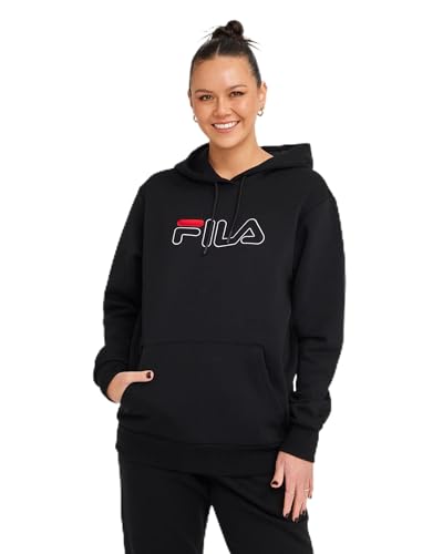 FILA Unisex Adult's Classic 2.0 Hoodie, Black, Medium