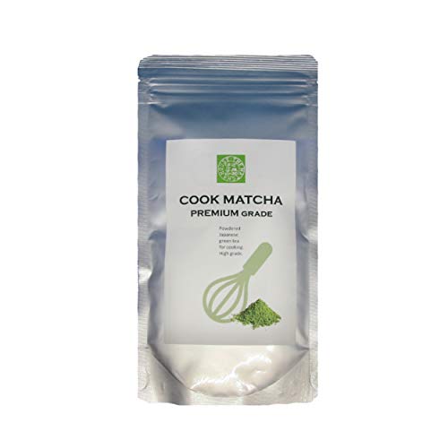 Cook Matcha Premium grade 100 g - Té verde japonés, Grado Culinario Superior/The Matcha House, exquisito y refinado sabor, intenso color, y muy aromático