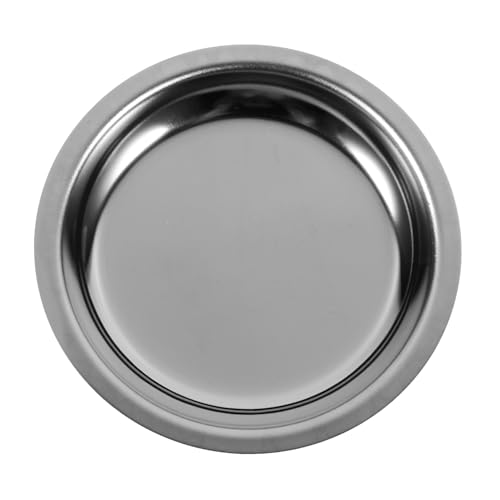 Healifty Tea Bag Holder Stainless Steel for Tea Bags Round Tray Lightweight Storage Dish Organized and Within Reach