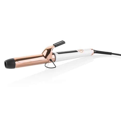 ETA Rizador de pelo Fenite I Haarstyling I Rizos grandes 33 mm I 130-210 °C I Elemento calefactor PTC de alta calidad I revestimiento de titanio I Cable de 1,8 m I Blanco