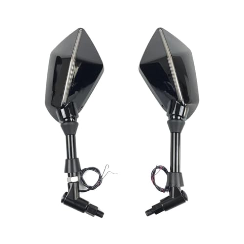 Espejos giratorios de 10mm con luz LED integrada para mejorar tu visibilidad en moto R1200GS
