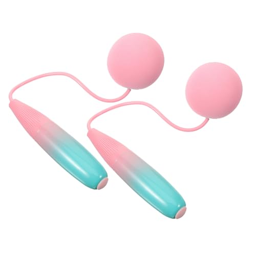 CONGARTENO 無?跳? 女性用負重ボール付 用コードレス縄跳び 室内外運動対応 コンパクト収納可能 ノンスリップグリップ設計 静音仕様 燃焼効