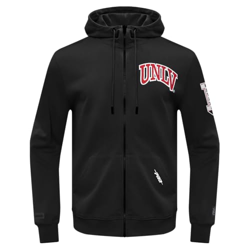 Image of Pro Standard Mens College Classic Chenille Cotton Double Knit Full Zip Hoodie