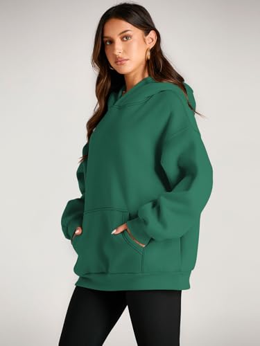 Image of EFAN Women's Oversized Comfort Fleece Hoodies, Cozy Trendy Pullover Sweatshirts with Pockets For Fall & Winter
